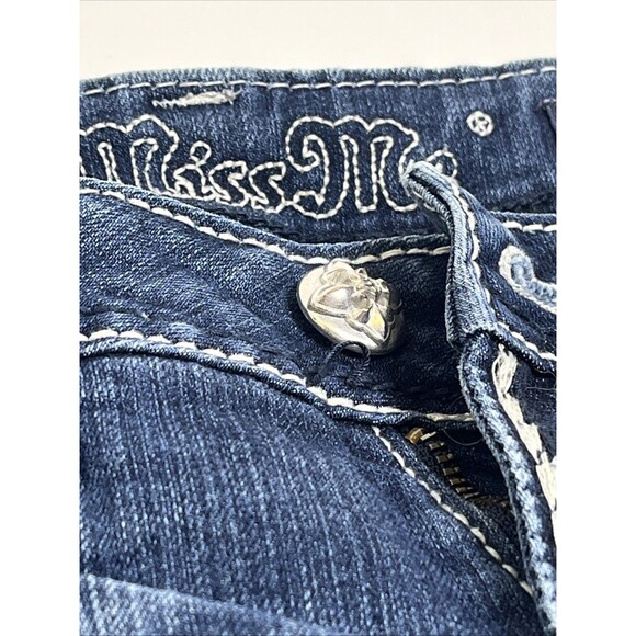Miss Me Bootcut Jeans J55014B58 Women’s 25 Dark Blue Denim - Picture 7 of 10
